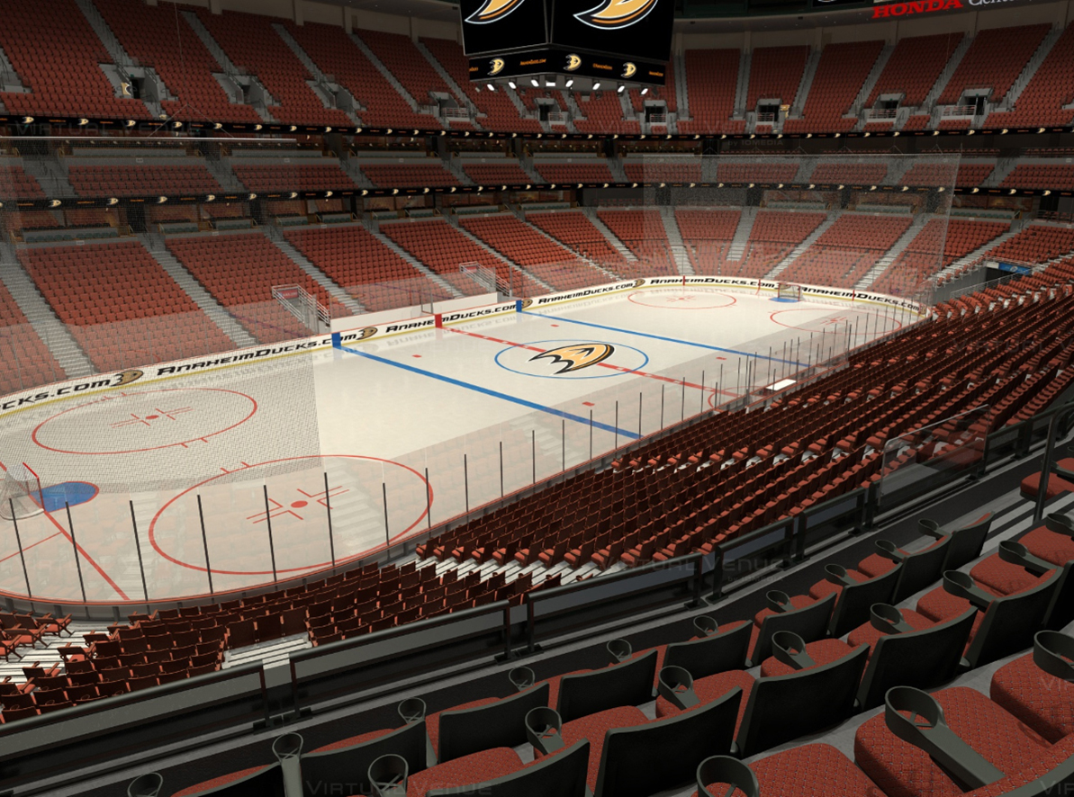 Seating Map Honda Center