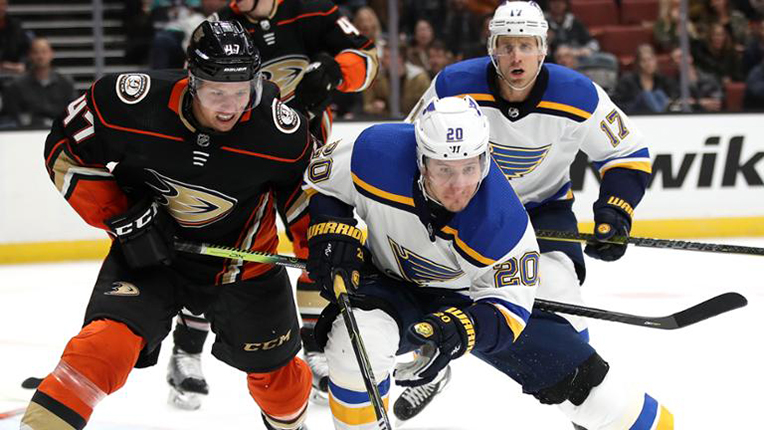 Ducks vs. Blues - March 11, 2020 