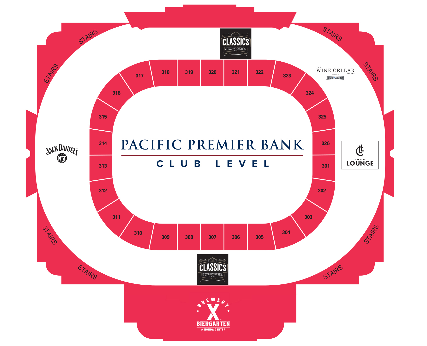 Seating Maps  Honda Center