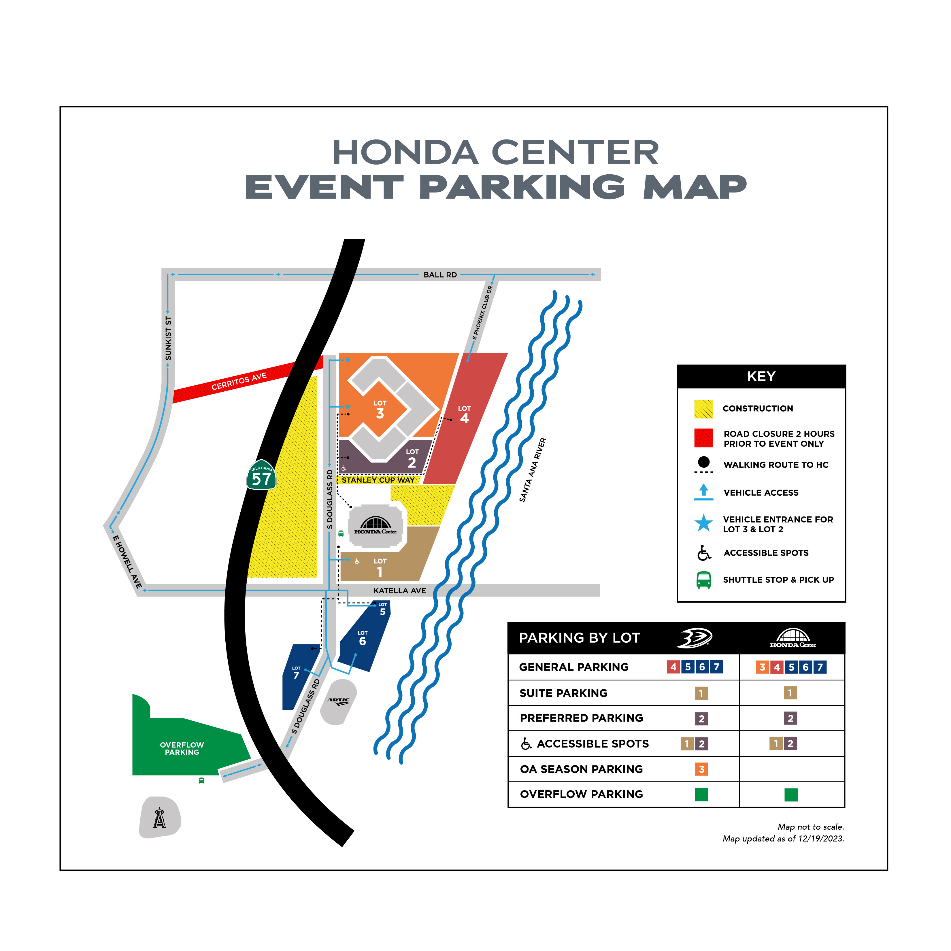 Parking Honda Center